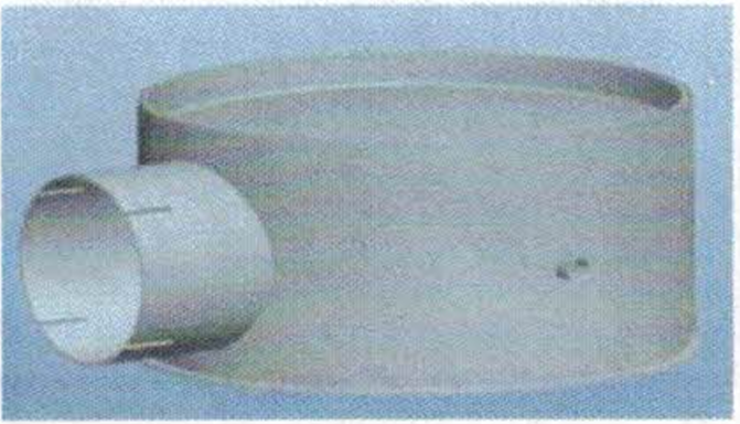 Johnson Matthey AdvCCRT Size C/D 12" Universal Side Outlet Head, 5" – Part No. 10017