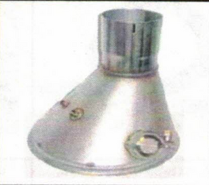 Johnson Matthey JMI (B) 10.5" Universal Offset Inlet Cone, 4" Part No. 10127