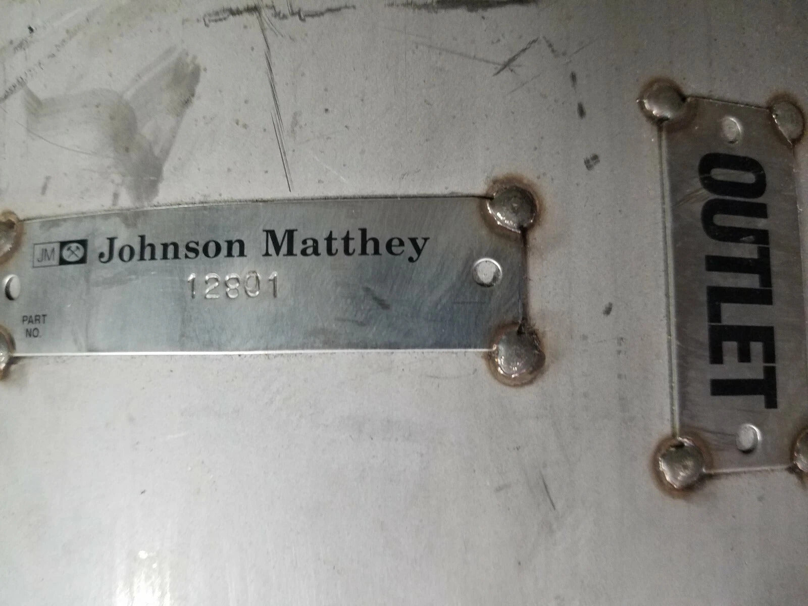 Johnson Matthey ACCRT13E 6" Side Outlet – Part No. 12801